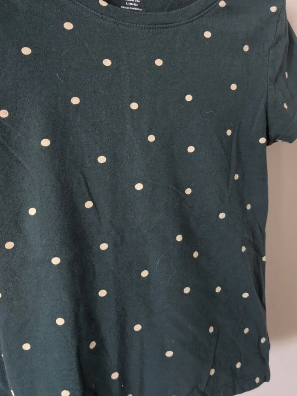 Old Navy Dark Green Tee - Like New - Size YLG
